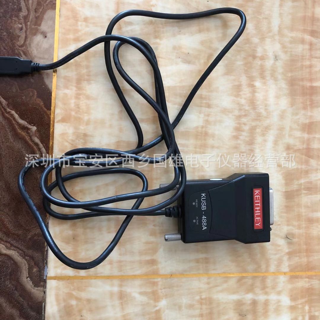 供应原装 吉时利KEITHLEY KUSB-488A GIPB-USB卡USB-488接口电缆