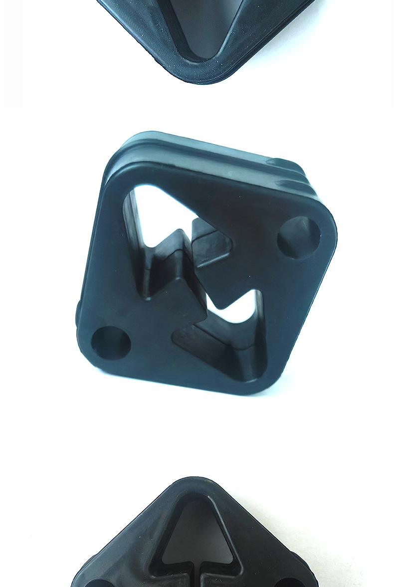 In-Stock Car Exhaust Pipe Two-Hole Hanger, Muffler Hanger Ring, Exhaust Tube Hanger, Silencer Rubber Gasket, Buffer Block