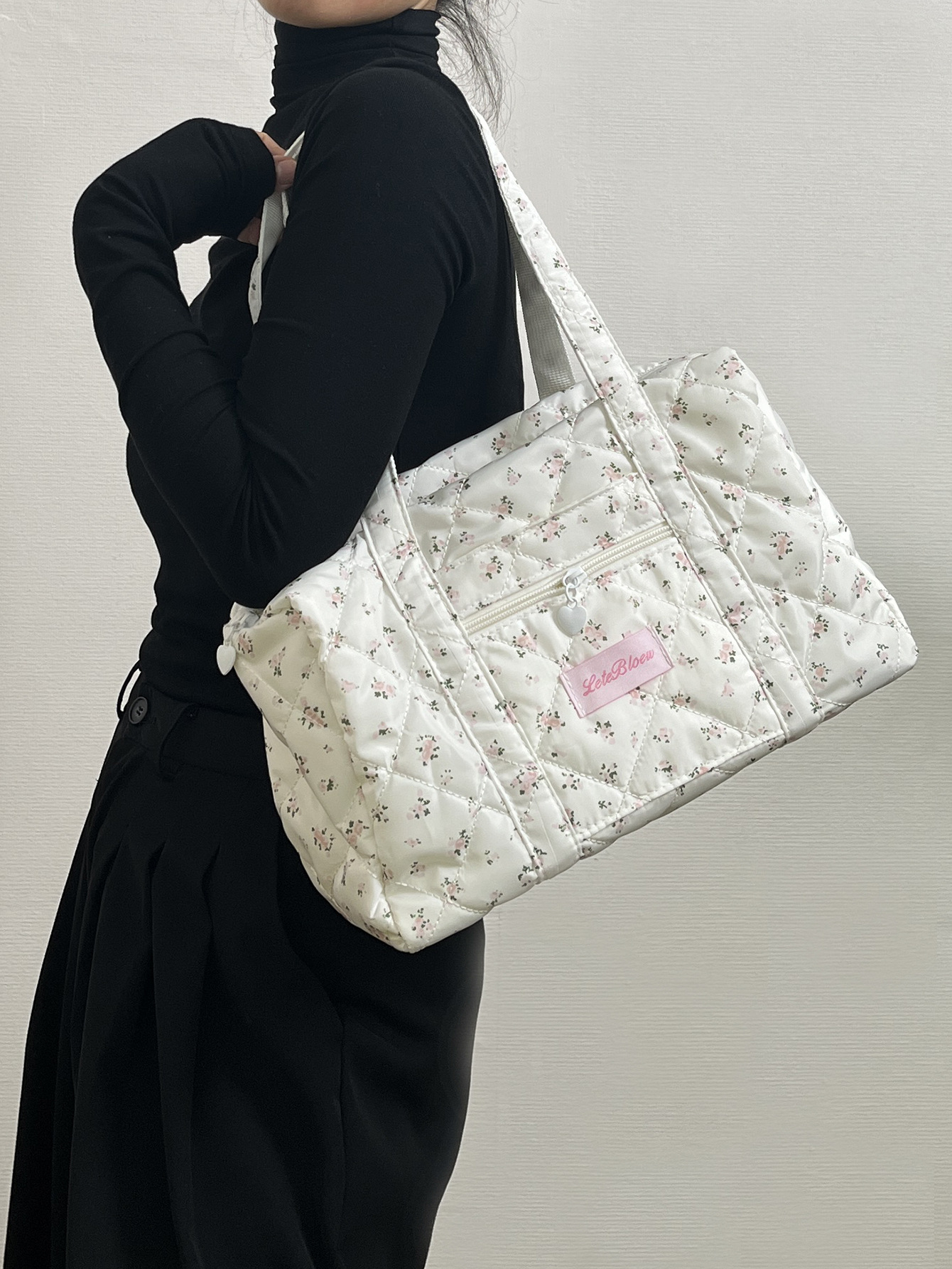 2024 nuevo bolso tote lingge pocilgas rotas más bolsos de algodón de gran capacidad bolsos bolsos de hombro bolsos de plumón ligeros