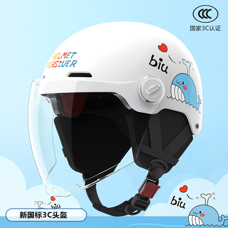 Casco 3c certificado casco infantil 6 - 12 años de verano ventilado patineta ventilado casco de bicicleta eléctrica