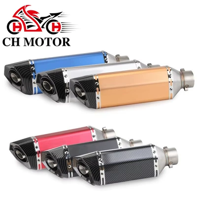 Manufacturer's Small Hexagonal Exhaust Pipe Modification for Motorcycles and Scooters, Suitable for Fuxi, Yongyuan, Chunfeng, and Ninja Models