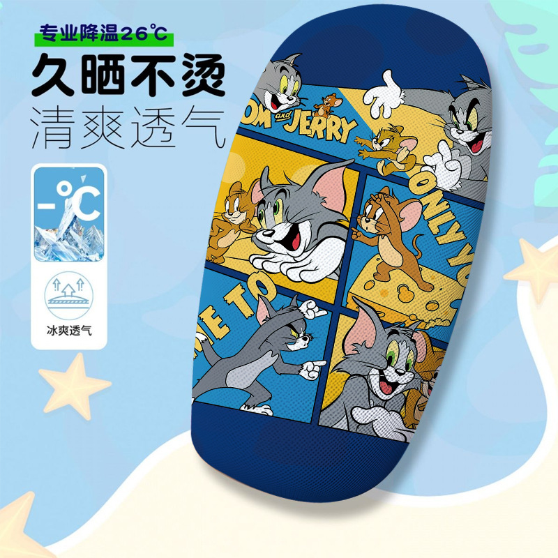 Cartoon Series Electric Vehicle Seat Cushion Cover Summer Heat-Insulating and Breathable Electric Vehicle Seat Cover Seat Cushion Cover