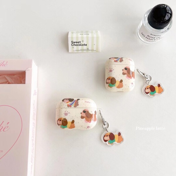 Applicable to AirPods protective cover Airpods shell silicone high -level high -level sense second -generation niche third cute wind dog