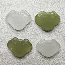 树脂仿玉平安如意锁宝宝锁吊坠配件手工手链项链挂件饰品材料批发