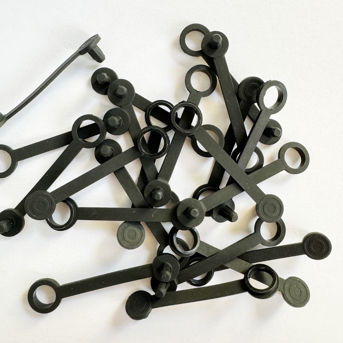 DC胶塞电源插座防水塞DC电源插座防水帽硅胶防水塞防尘塞40X6.5MM