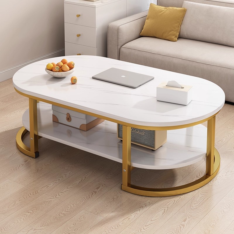 Mesa de té sala de estar doméstica pequeña mesa de casa 2025 nueva casa de alquiler simple y moderna sofá simple mesa de té