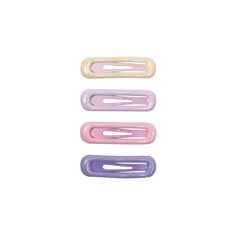 奶油色迷你碎发BB夹可爱五角星蝴蝶结小熊侧边夹少女学生发卡头饰 5