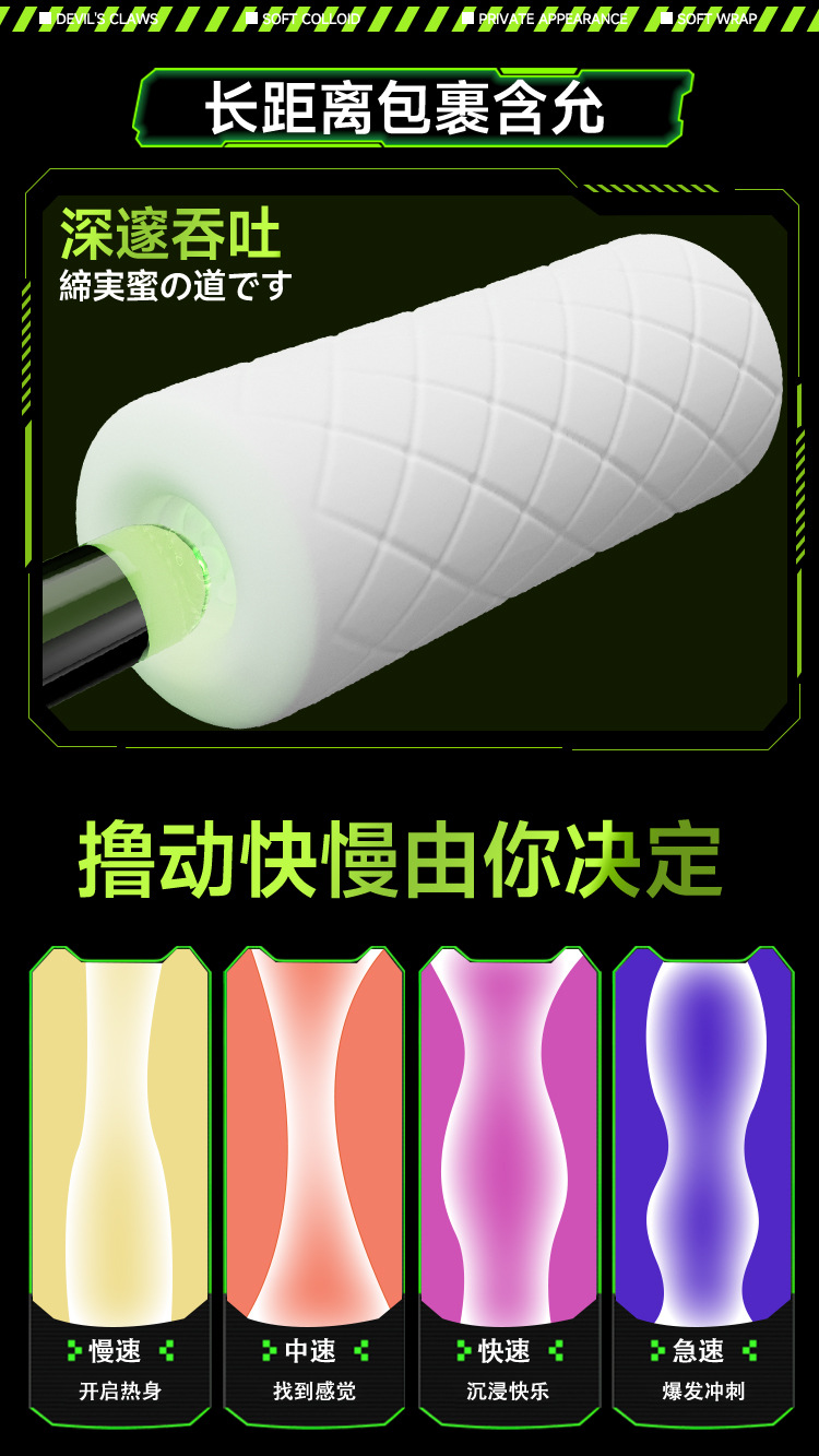 Jiuai Can Girl Molded Masturbator Aircraft Cup TPE Manual Male Adult Toy — detail image 6