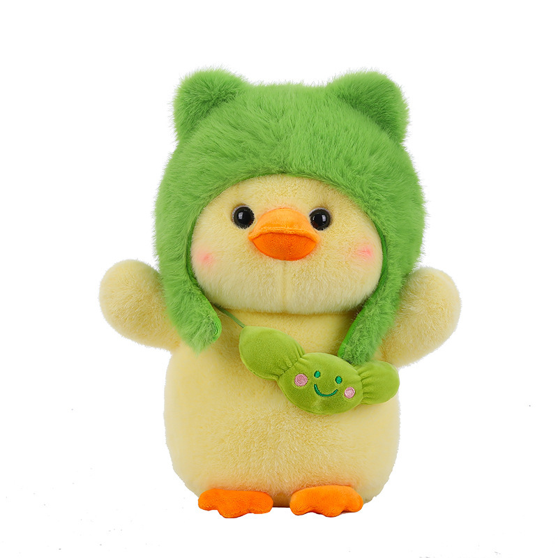 Juguetes de peluche de pato de excursión lindo pato muñeca regalo de cumpleaños para niños 8 pulgadas muñecas agarrar muñecas al por mayor