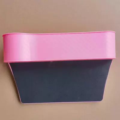 Central Control Gap Storage Bag | Car storage bag/box - carbon-fiber-texture-pink-driver