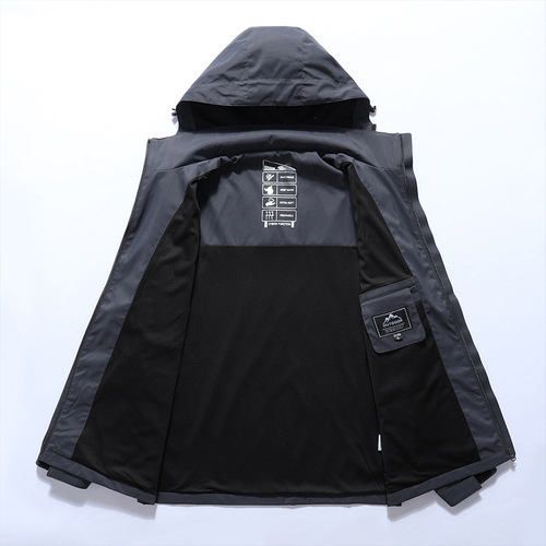  Autumn New Jacket Men's Fashion Casual Windproof and Waterproof Outdoor Jacket Couple Style Jacket Spring and Autumn Wear