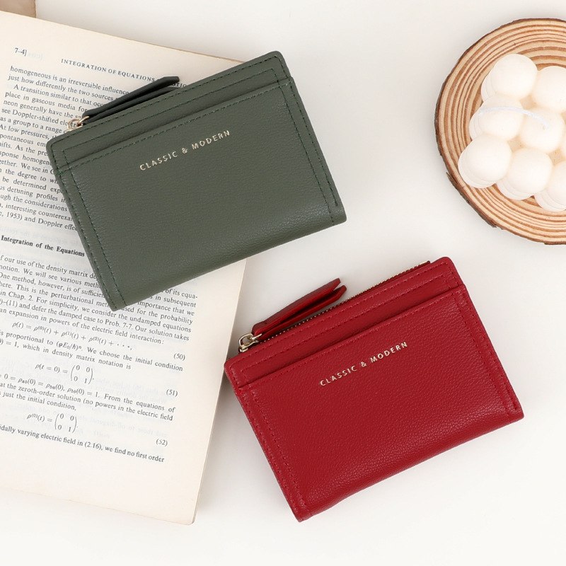 Linyan 2026 New Style Short Women's Wallet with Lychee Pattern and Unique Design Wholesale Кошелёк