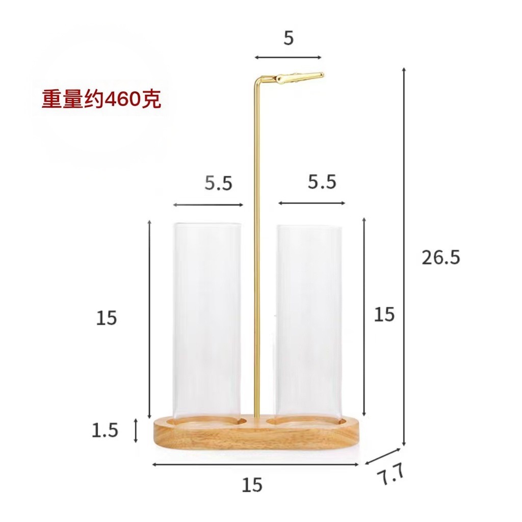 Log color incense burner (double length)
