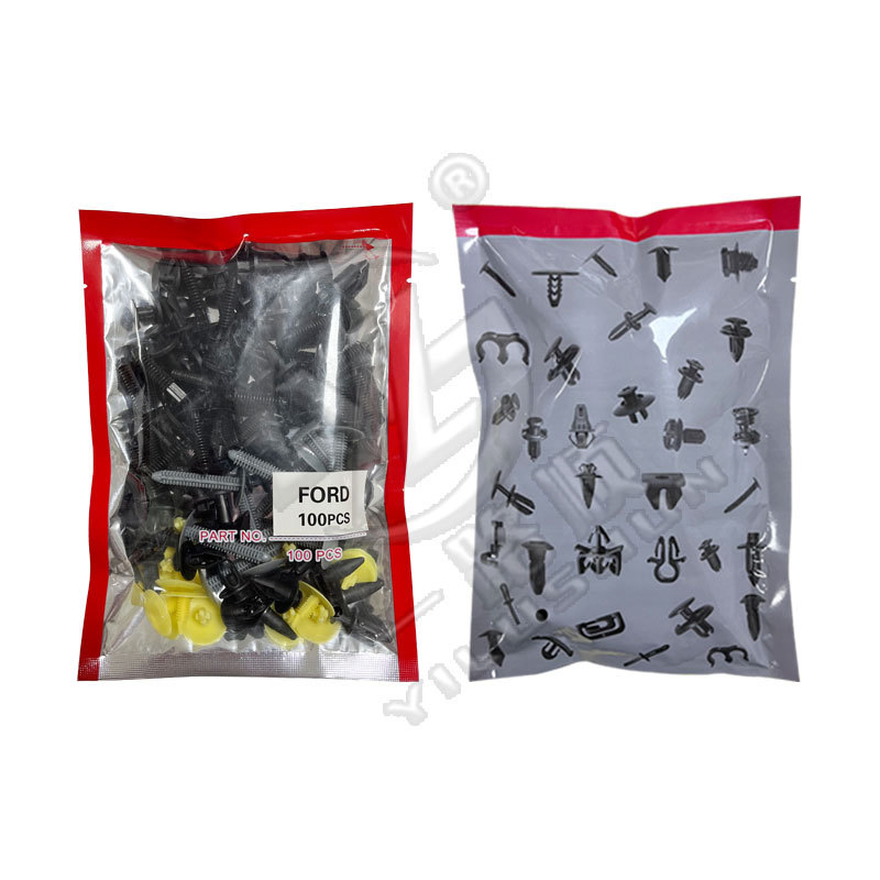 Adecuado para Ford interior del coche techo tronco clip parachoques medio malla a través clavo expansión hebilla de nylon