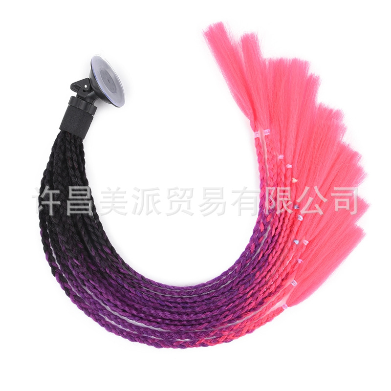 Casco sucio trenza casco decoración casco accesorios eres hambriento Meituan llevar jinete trenza