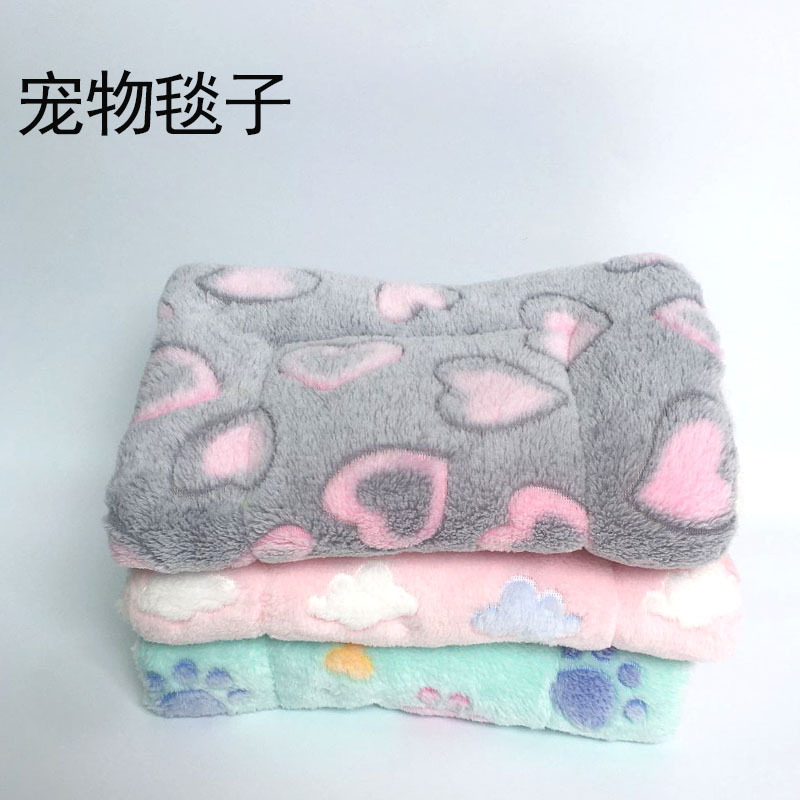 Cross-border best-selling dog mat winter cat blanket for autumn and winter, Teddy pet bed warm and thick small blanket