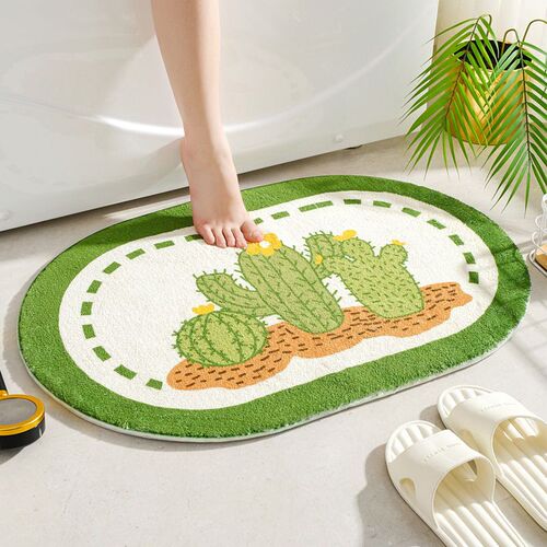 Bathroom absorbent floor mats, toilet foot mats, bathroom door mats, entrance door bedroom carpets, kitchen household non-slip mats