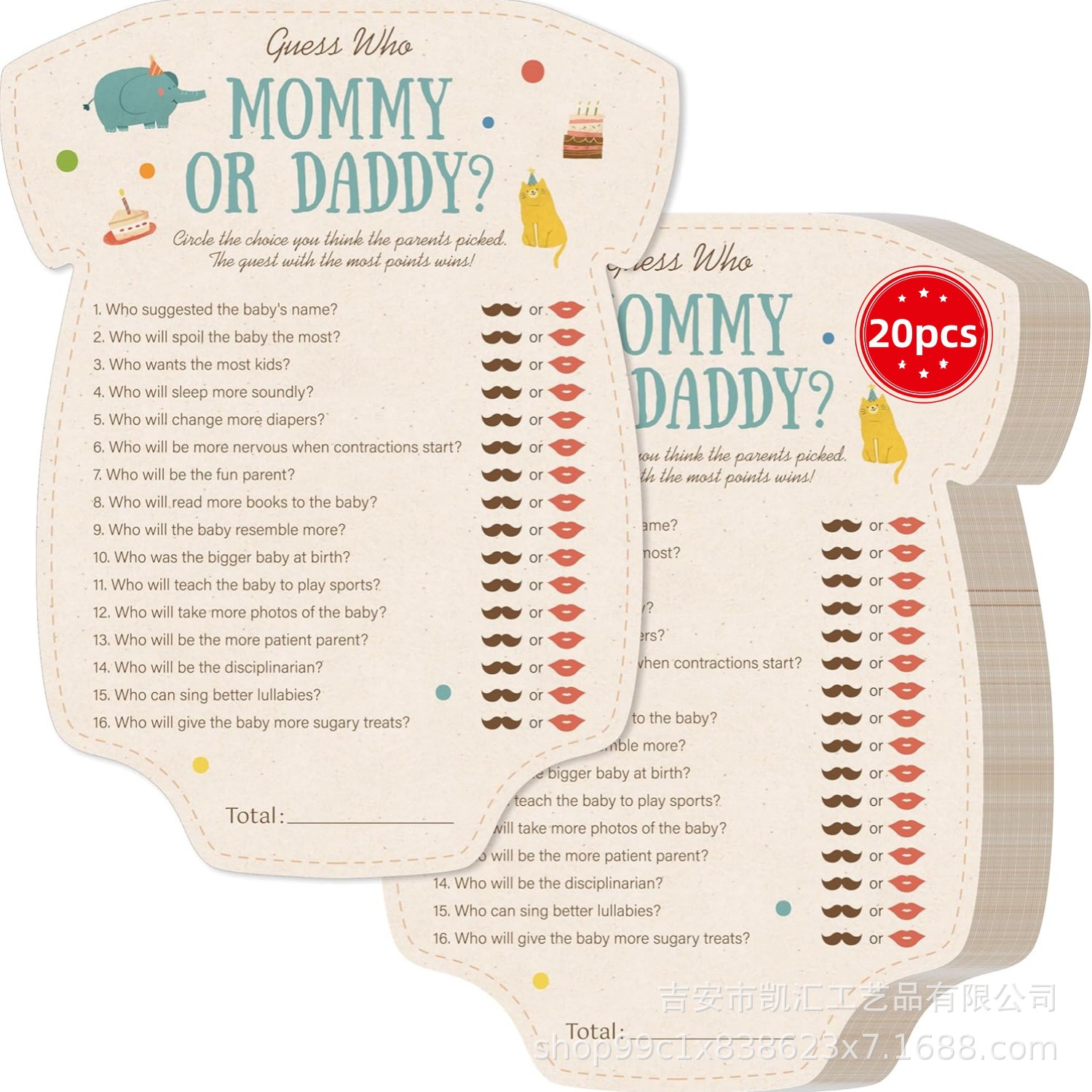 Funny Hilarious Baby Shower Game Cards Fun Activity Cards Baby Shower Creative Party Supplies