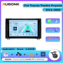 适用14-20款丰田坦途红杉专用安卓大屏导航GPS播放器无线 Carplay