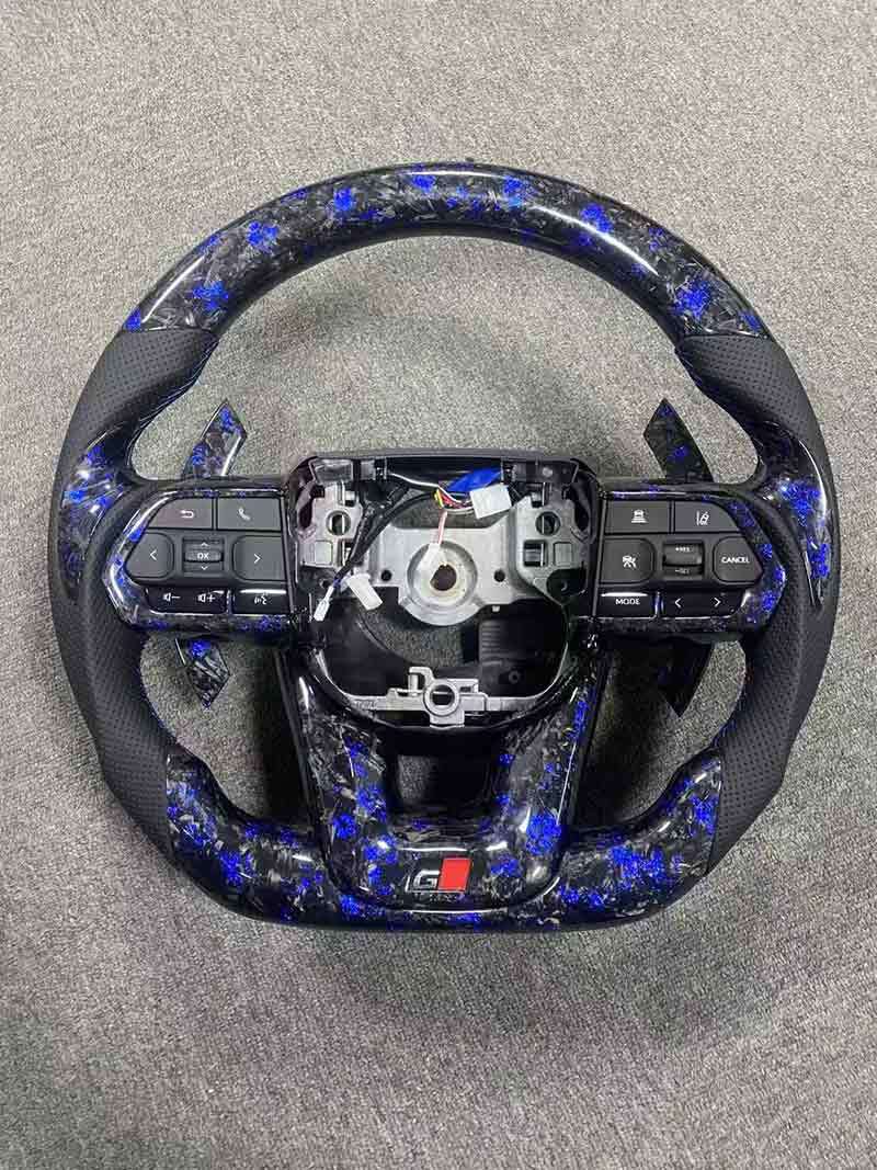 Cooluze Lc300 Lc200 Lc150 Fortuner Hilux Revo Forged Carbon Fiber Steering Wheel