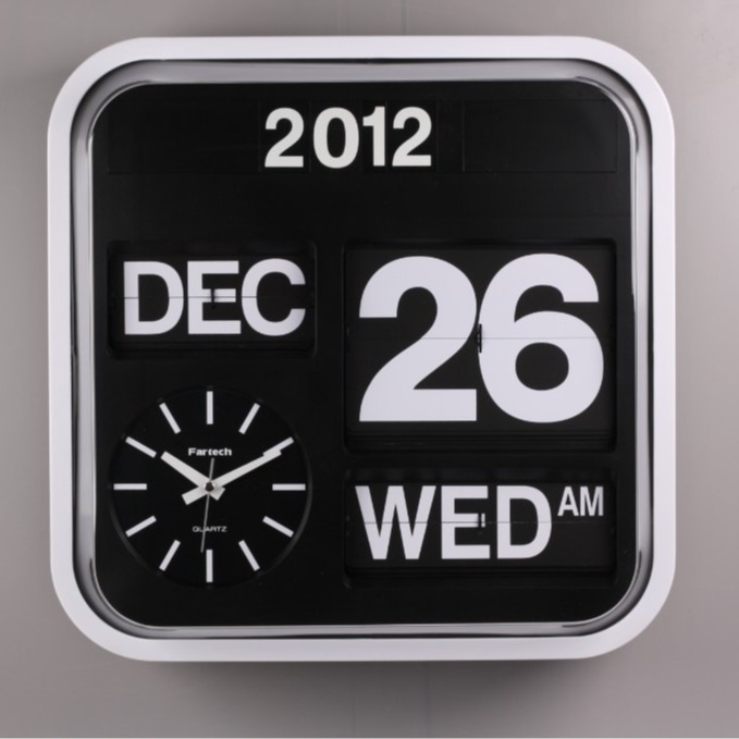Big digital automatic calendar FLIP wall clock wall clock calendar clock perpetual calendar clock FLIP clock