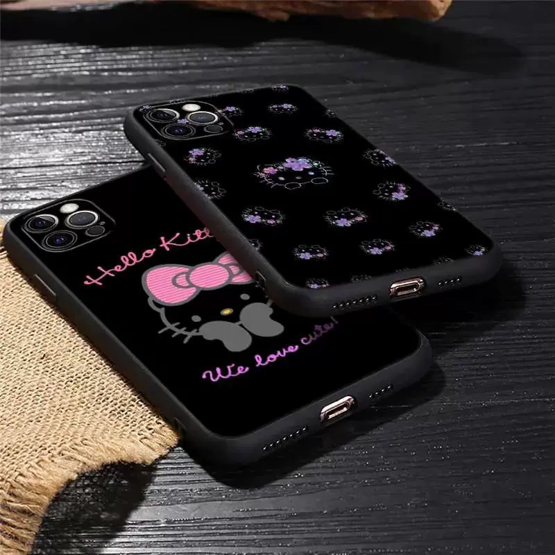Apple, милый чехол для телефона Hello Kitty, совместимый защитный чехол, чехол для iPhone