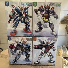蜂搭95641高机器人机甲达人战士神王宙斯拼装积木男孩DIY玩具摆件