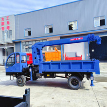 山星越野式四不像随车吊电线杆运输吊装车楼板钢筋液压升降起重机