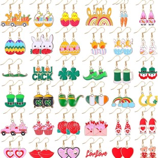 Holiday Earrings Various suit Girls Teacher Earrings Women Baby Earrings Easter Gift Cute Dwarfs