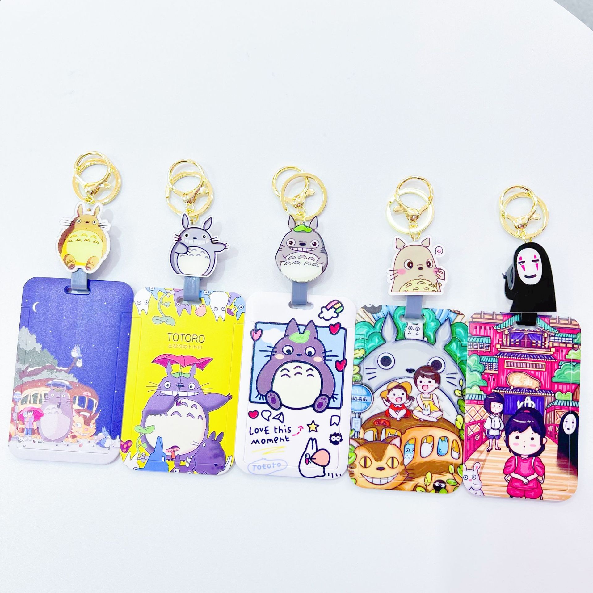 伸缩易拉扣学生饭卡校园卡套公交地铁证件工作牌羊城通防丢钥匙扣