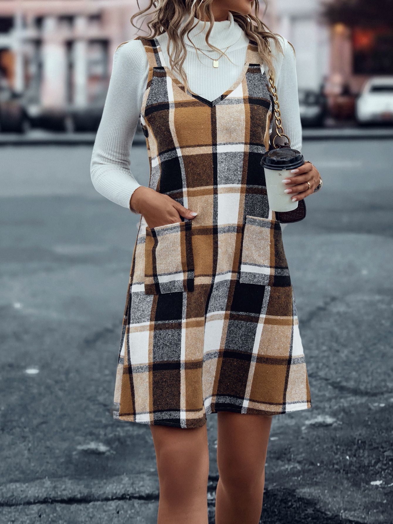 Checkered Dress Image 2