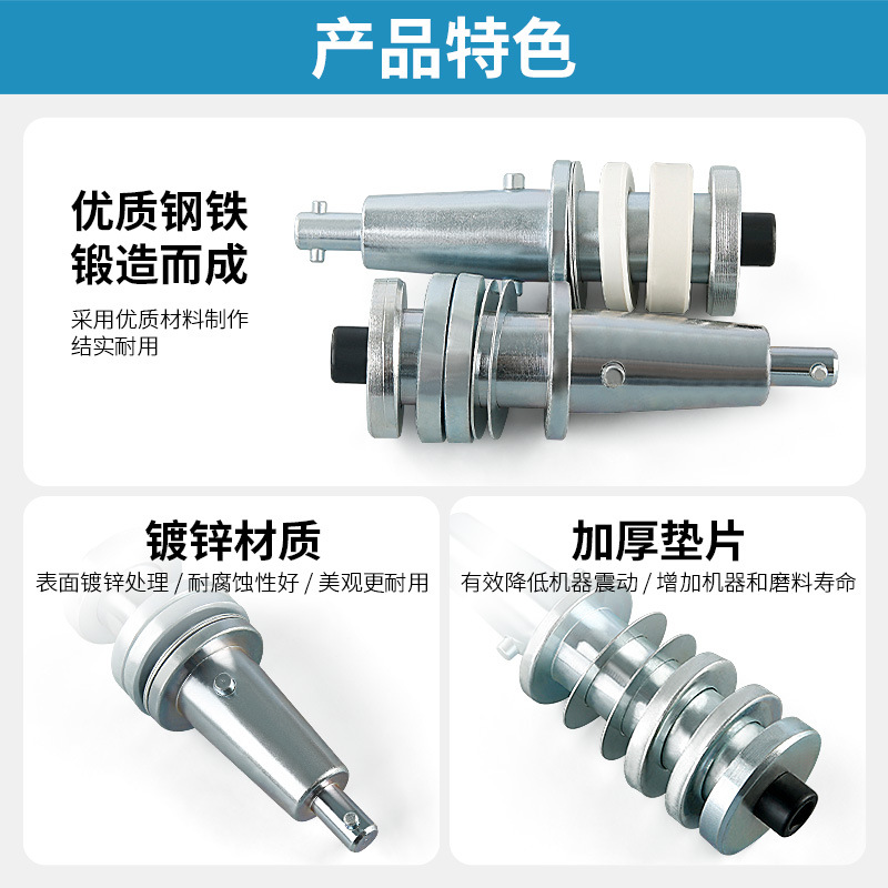 Borde de piedra de la máquina de pulir cuchillo fila muela eje cortador diamante rueda cortador clip cabeza de molienda eje línea de mármol máquina cortador cabeza accesorio