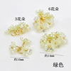 Earrings, accessory, pendant flower-shaped, flowered, wholesale