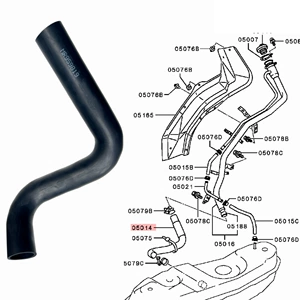 MR959819 MR959821 is suitable for Pajero V73 V93 V97 fuel tank refueling hose 03-20 models