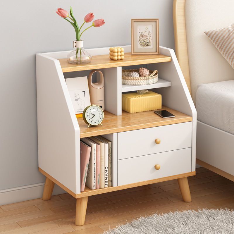 Bedside Table Bedroom New Home Bedside Storage Locker Small Cabinet Simple Storage Rack Rental Room Bedside Table
