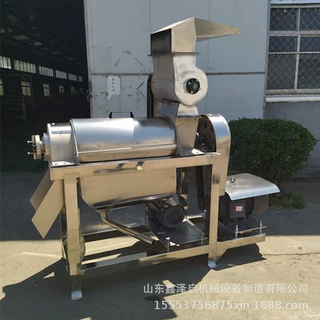 果蔬饮料青柠沃柑百香果甜橙原汁提取机商用大型不锈钢榨汁机