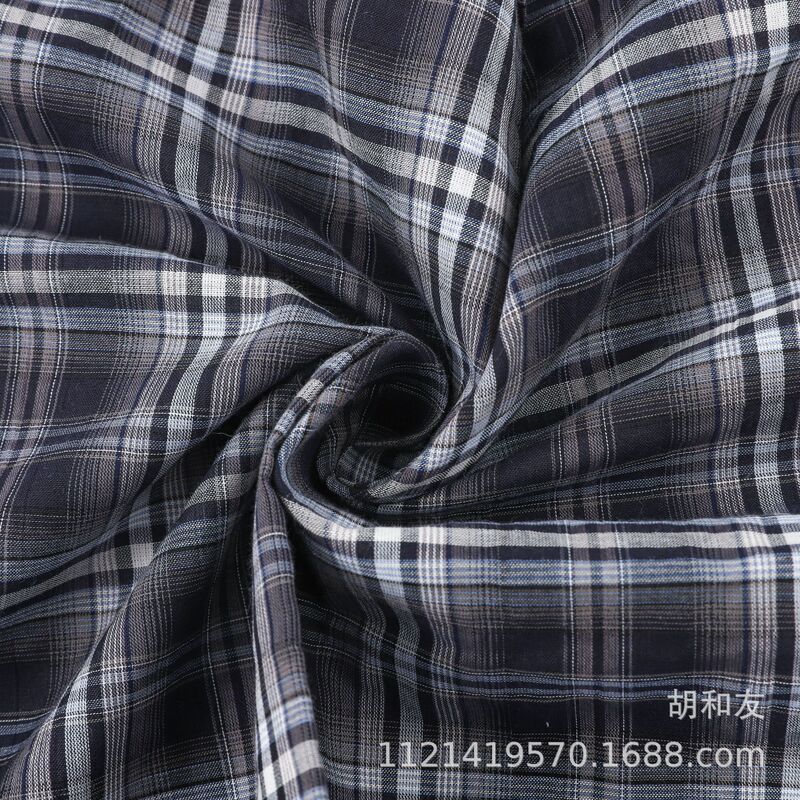 Yarn-Dyed Spring and Summer Men's and Women's Shirt Fabrics, Children's Shirts, Sun Protection Clothing, Jackets, Plaid Fabrics, Bubble Wrinkled Plaid Fabrics Yarn-Dyed Spring and Summer Men's and Women's Shirt Fabrics, Children's Shirts, Sun Protection Clothing, Jackets, Plaid Fabrics, Bubble Wrinkled Plaid Fabrics