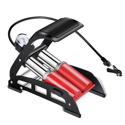 Hercules foot pedal pump high-pressure double-tube vehicle-mounted double-cylinder electric pump car tire air pump