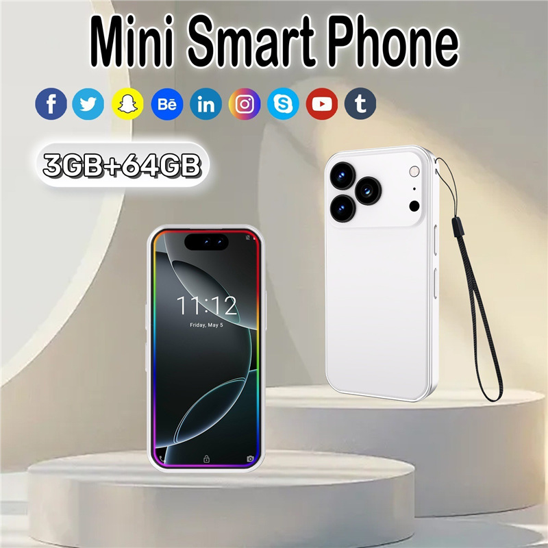 Mini Smart Phone Hot-Selling Cross-Border Mobile Phone I17 Mini Mobile Phone Ultra-Small Pocket Android Smart Dual Card