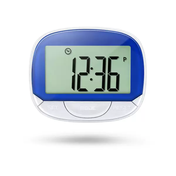 Large screen 2D pedometer fitness running back clip large screen recording step distance calories electronic pedometer