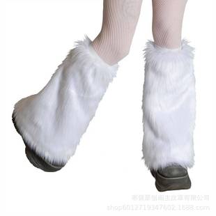 2023 Furry Leg Socks Lolita Cute Pile Socks Terry Socks Jk Plush Calf Socks Winter Thickeneded Cold-Proof Socks
