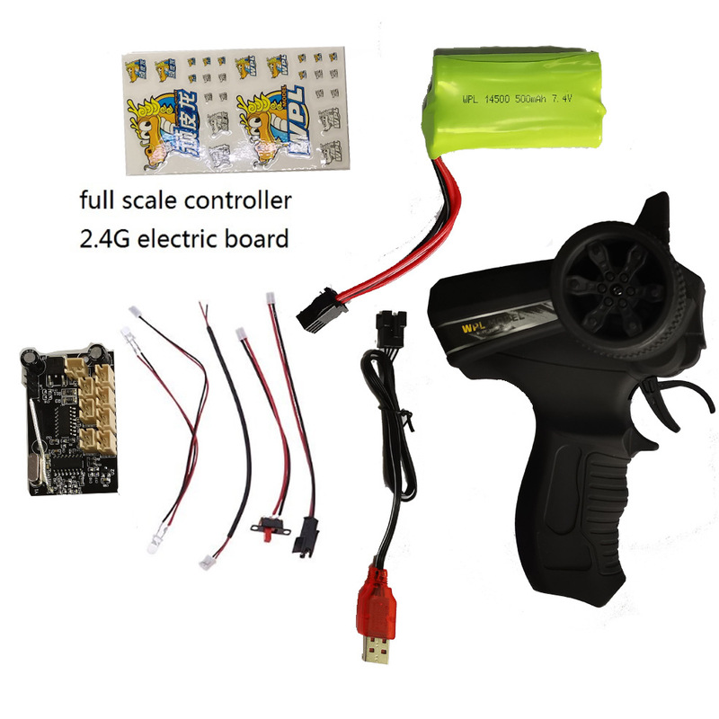 Wpl Full Scale 2.4g Set Original Upgrade Equipment Naughty Dragon Kit Version Remote Control Bulk Accessories Toys Wpl Full Scale 2.4g Set Original Upgrade Equipment Naughty Dragon Kit Version Remote Control Bulk Accessories Toys