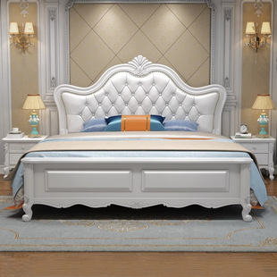 1.8m����ľ���װ�ɫ���԰�ľܛ��֧���p�˴󴲻鴲�Wʽ����������