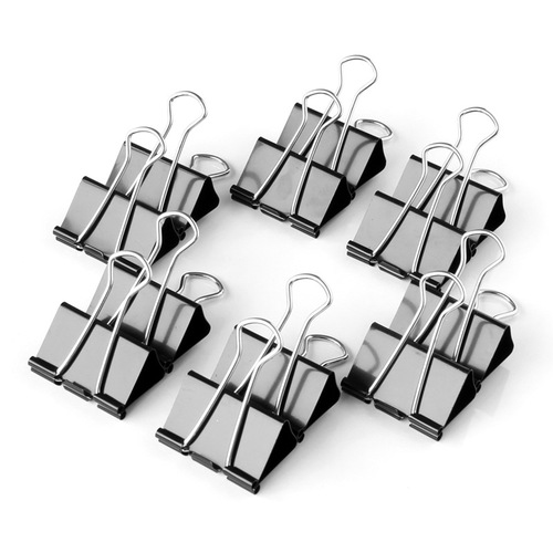 Effective black long tail clip financial bill clip student test paper clip office information organizing small clip