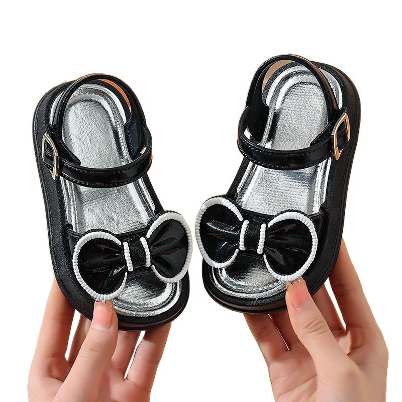 Verano nuevo estilo de moda en línea sandalias para niñas en el campus de niños pequeños dulces antideslizantes suaves sandalias princesas superimmortales