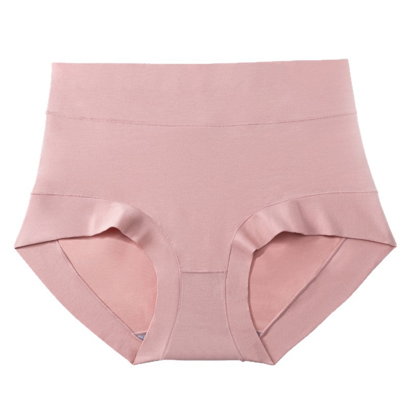 60-Count Xinjiang Cotton Large Size Tummy Control Pure Cotton Women's High-Waist Underwear, All-Cotton Women's 7A Antibacterial Crotch Women's Underwear