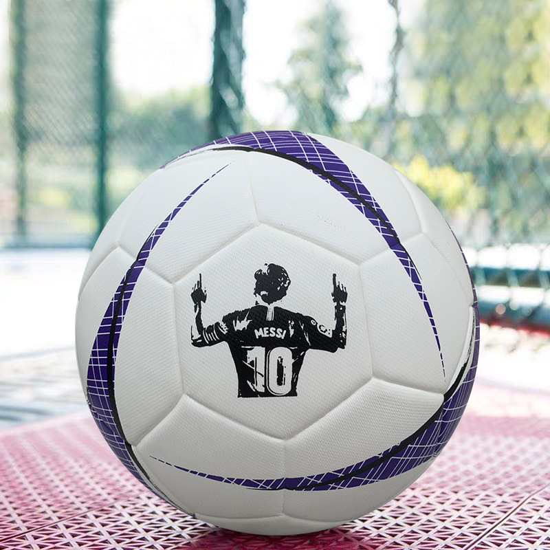 Modelo Messi blanco y morado. / No. 5 [Fútbol de competición de alta calidad]