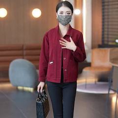 一件代发直播爆款时尚外套女2025春秋季新款宽松纯色衬衫夹克上衣