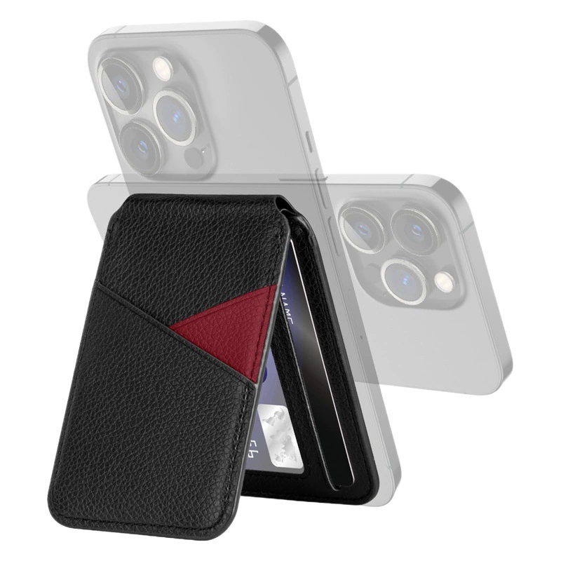 Применимо к кронштейну держателя магнитной карты Apple 15 iPhone1415ProMagsafe держатель магнитной карты PU держатель карты в наличии