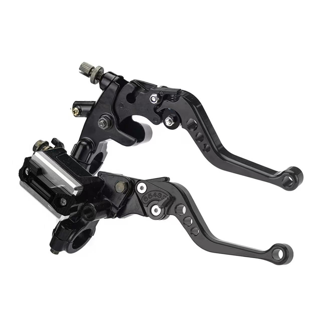 Motorcycle Modified Disc Brake Pump, Golden Prince Hydraulic Brake Pump, Cnc Aluminum Alloy Clutch Handle Assembly Parts